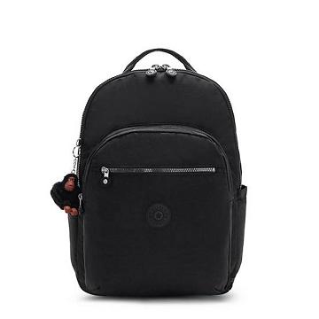 Kipling Seoul Extra Large 17" Laptop Backpacks True Black Tonal | AU 1824ZU